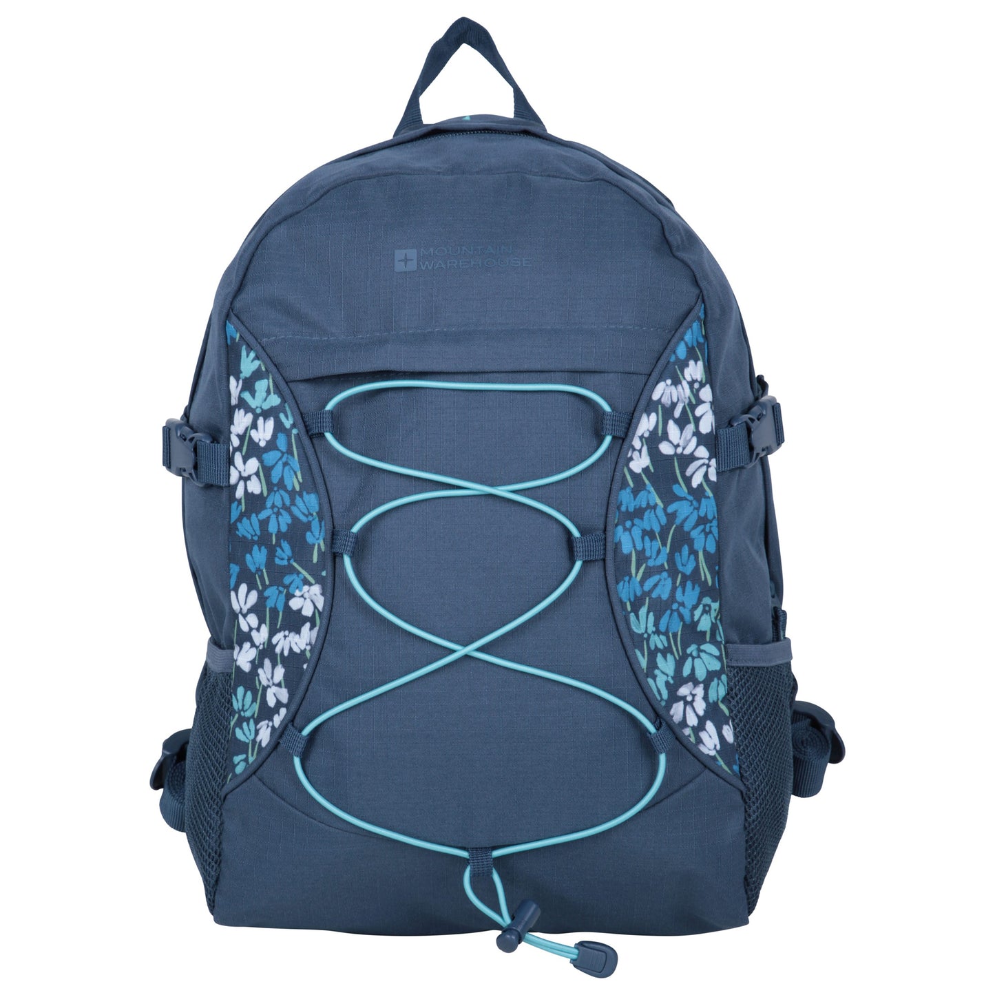 Turquoise - Front - Mountain Warehouse Bolt Patterned 18L Backpack