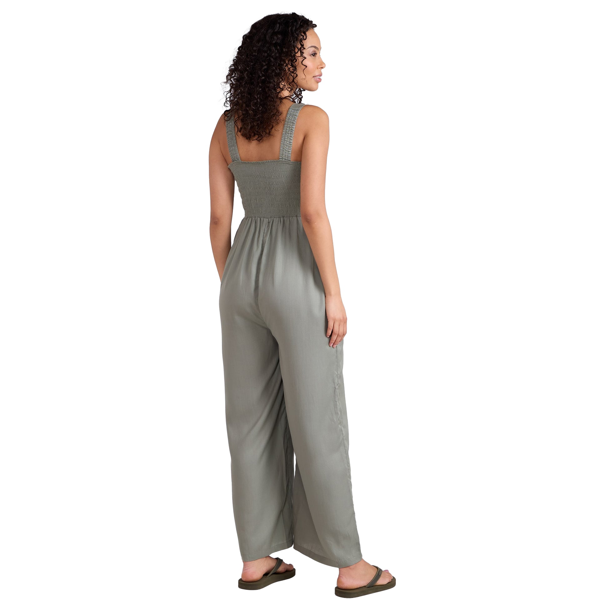 Pale Green - Back - Animal Womens-Ladies Astrid Jumpsuit