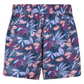 Purple - Back - Mountain Warehouse Womens-Ladies Stretch Patterned Boardshorts