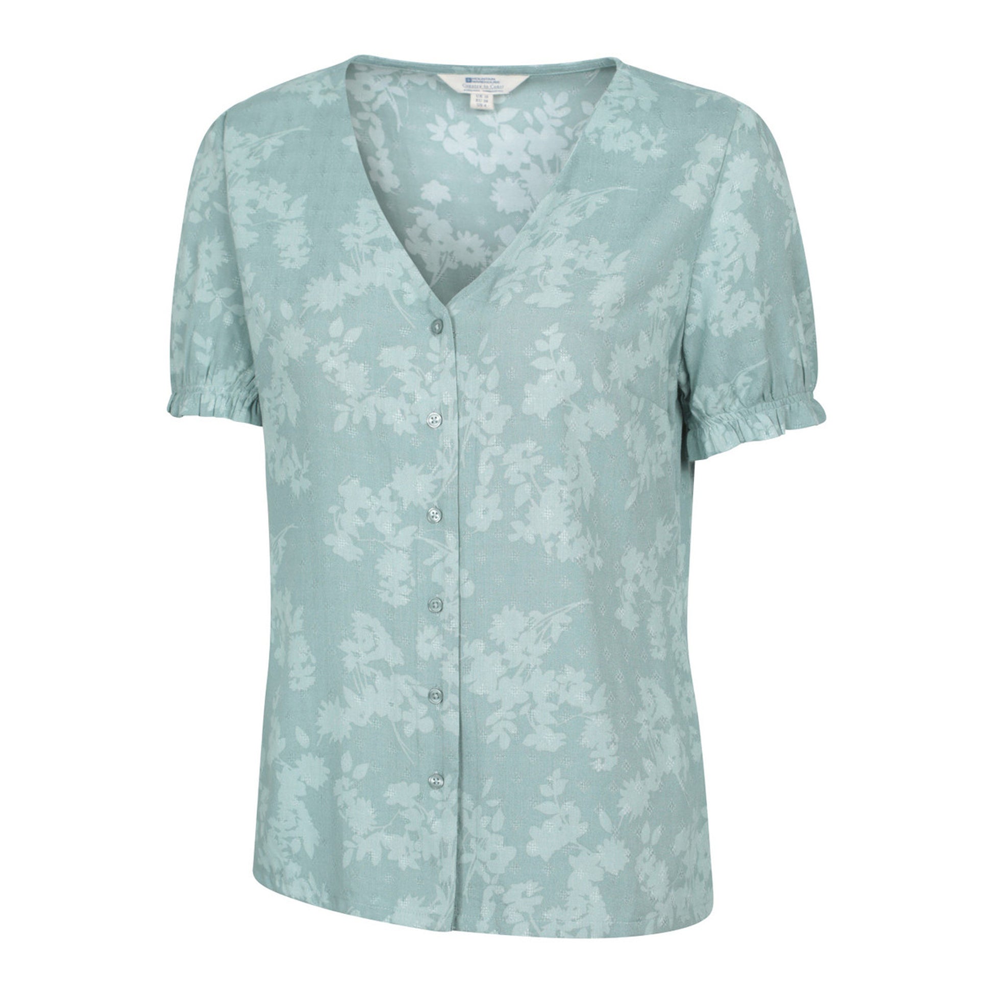 Khaki Green - Lifestyle - Mountain Warehouse Womens-Ladies Cannes Button Top