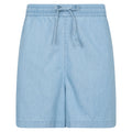 Navy - Front - Mountain Warehouse Womens-Ladies Astra Chambray Shorts