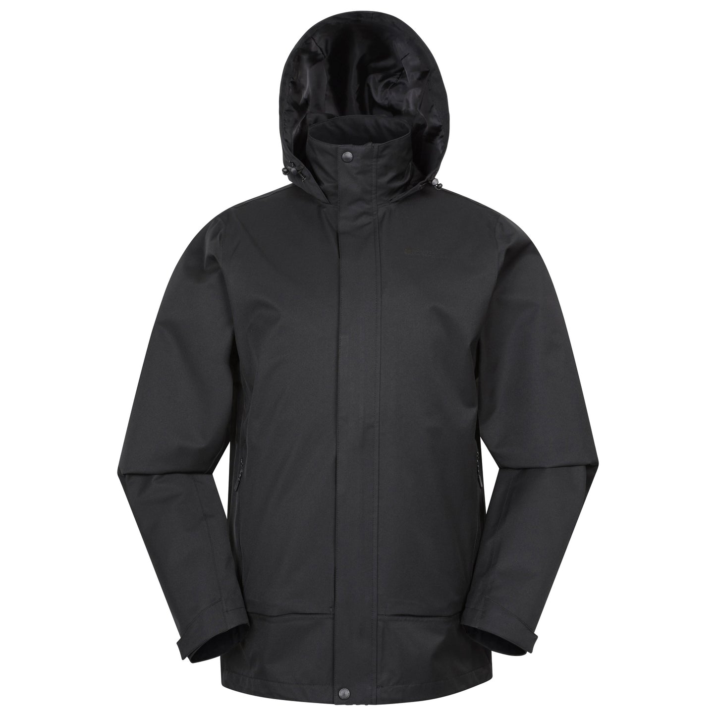 Black - Front - Mountain Warehouse Mens Shale Waterproof Jacket