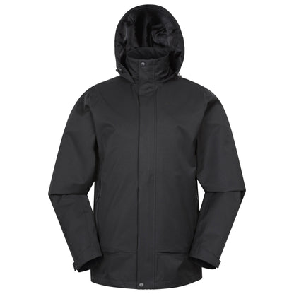 Black - Front - Mountain Warehouse Mens Shale Waterproof Jacket