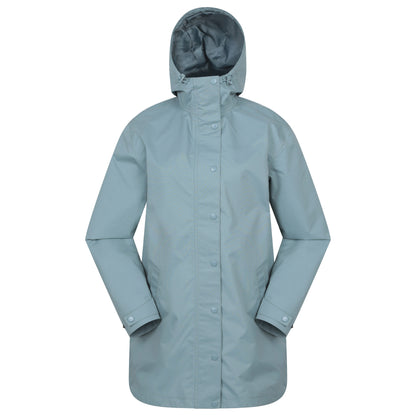 Pale Green - Front - Mountain Warehouse Womens-Ladies Riviera Waterproof Jacket