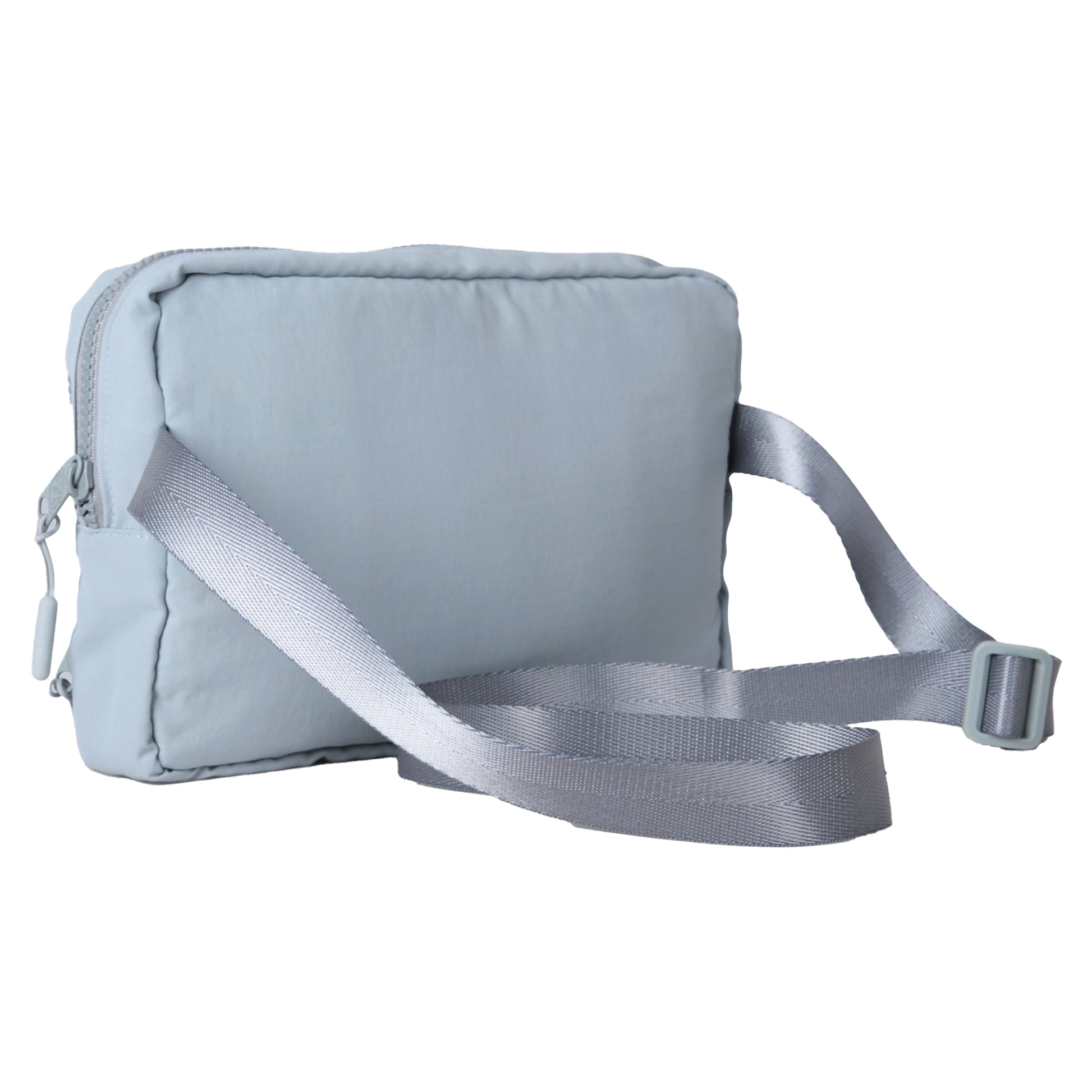 Pale Blue - Back - Animal Multi Pocket Crossbody Bag