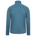Light Blue - Back - Mountain Warehouse Mens Spin Textured Half Zip Sweatshirt