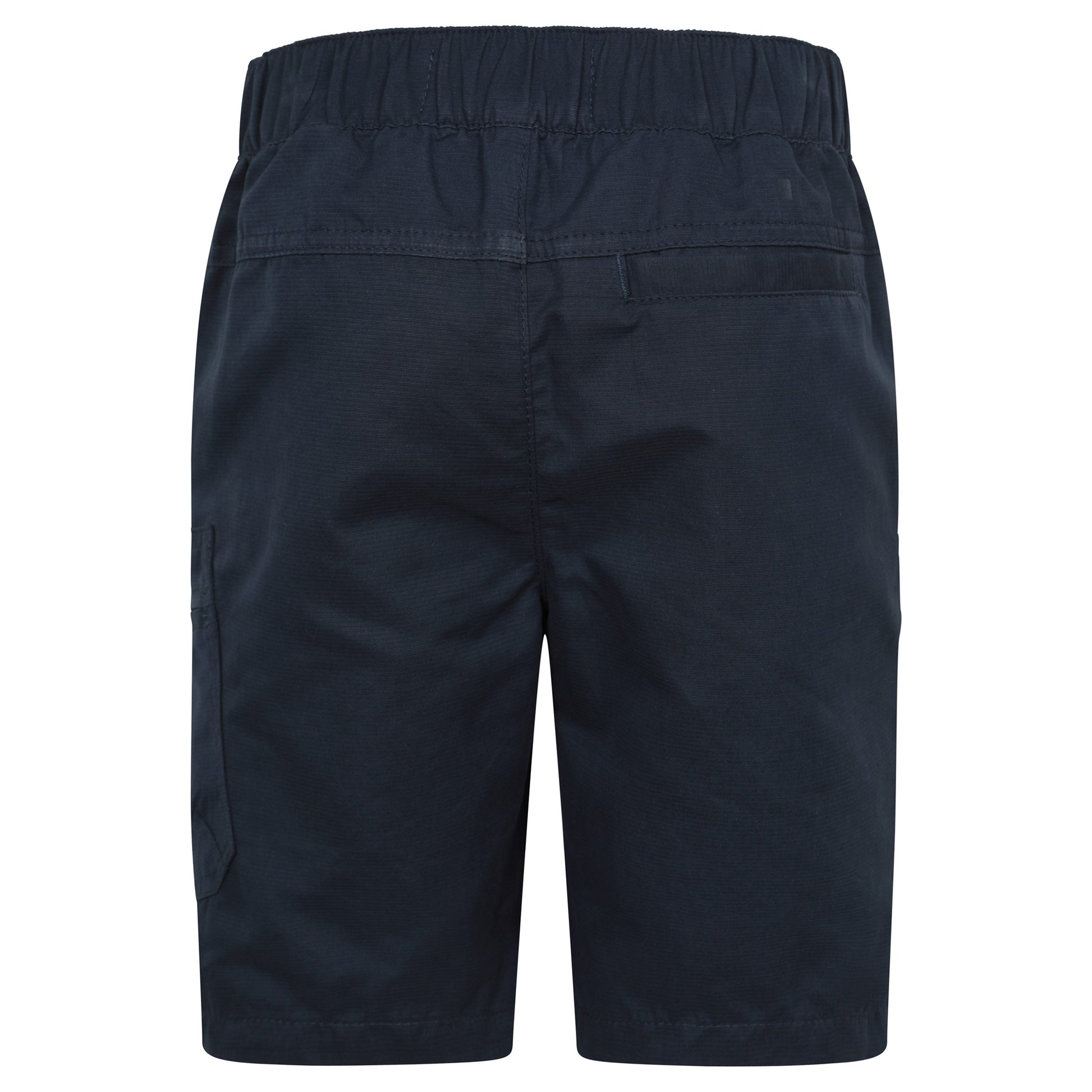 Blue - Back - Mountain Warehouse Childrens-Kids Expedition Ripstop Shorts