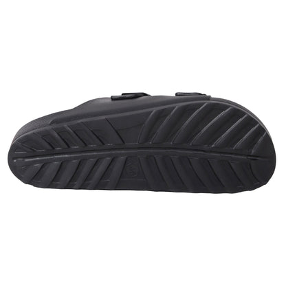 Black - Side - Animal Mens Shore Sliders