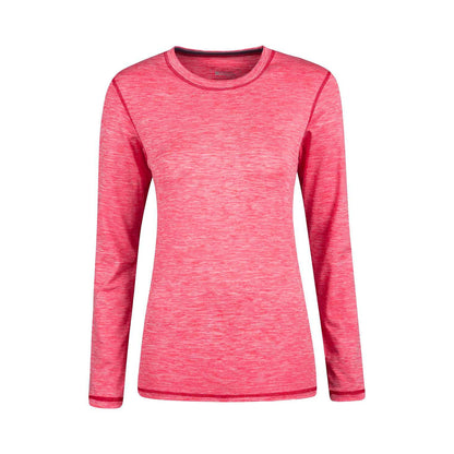 Pink - Front - Mountain Warehouse Womens-Ladies Panna Long-Sleeved Top