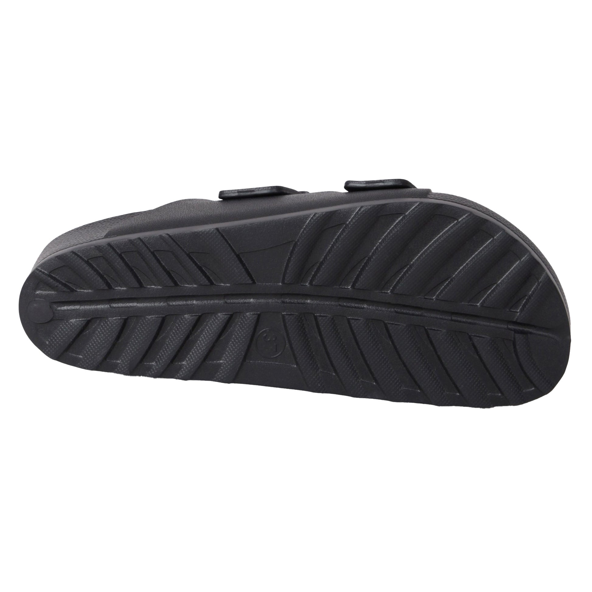Black - Side - Animal Womens-Ladies Shore Sliders