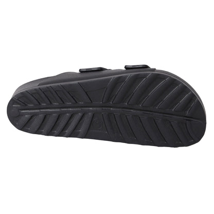 Black - Side - Animal Womens-Ladies Shore Sliders