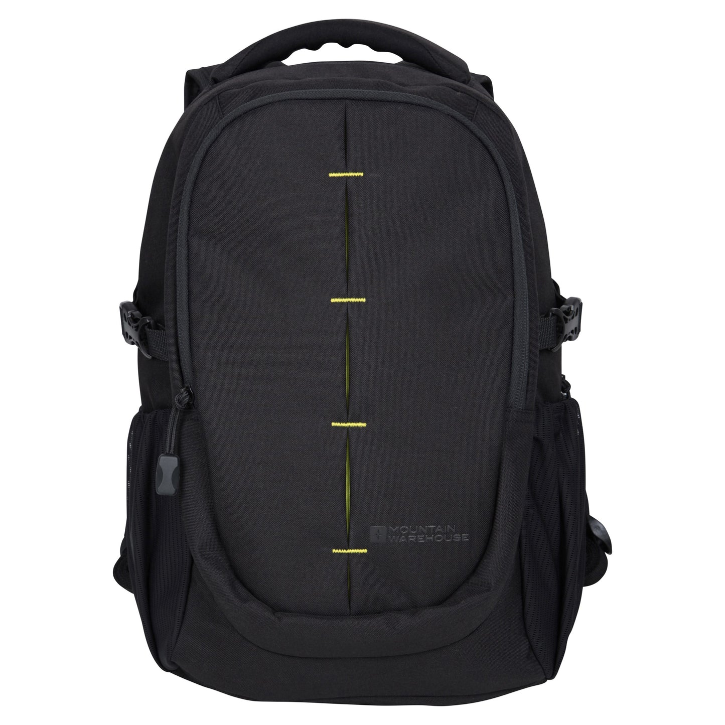 Black - Front - Mountain Warehouse Vic 18L Laptop Bag