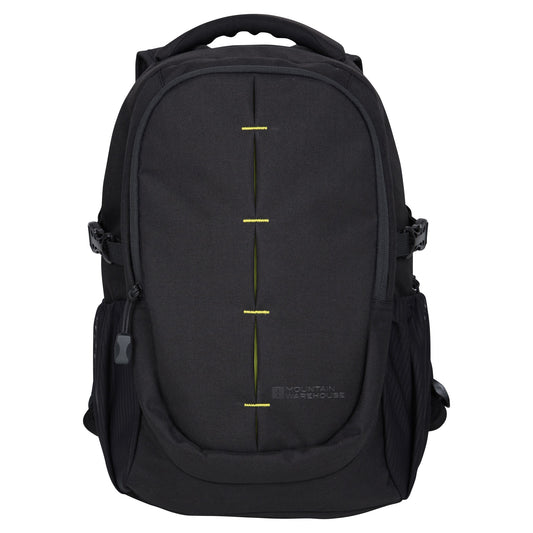Black - Front - Mountain Warehouse Vic 18L Laptop Bag