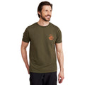 Green - Side - Mountain Warehouse Mens Mountain Grid T-Shirt