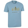 Blue - Side - Mountain Warehouse Mens Poplar Tree T-Shirt