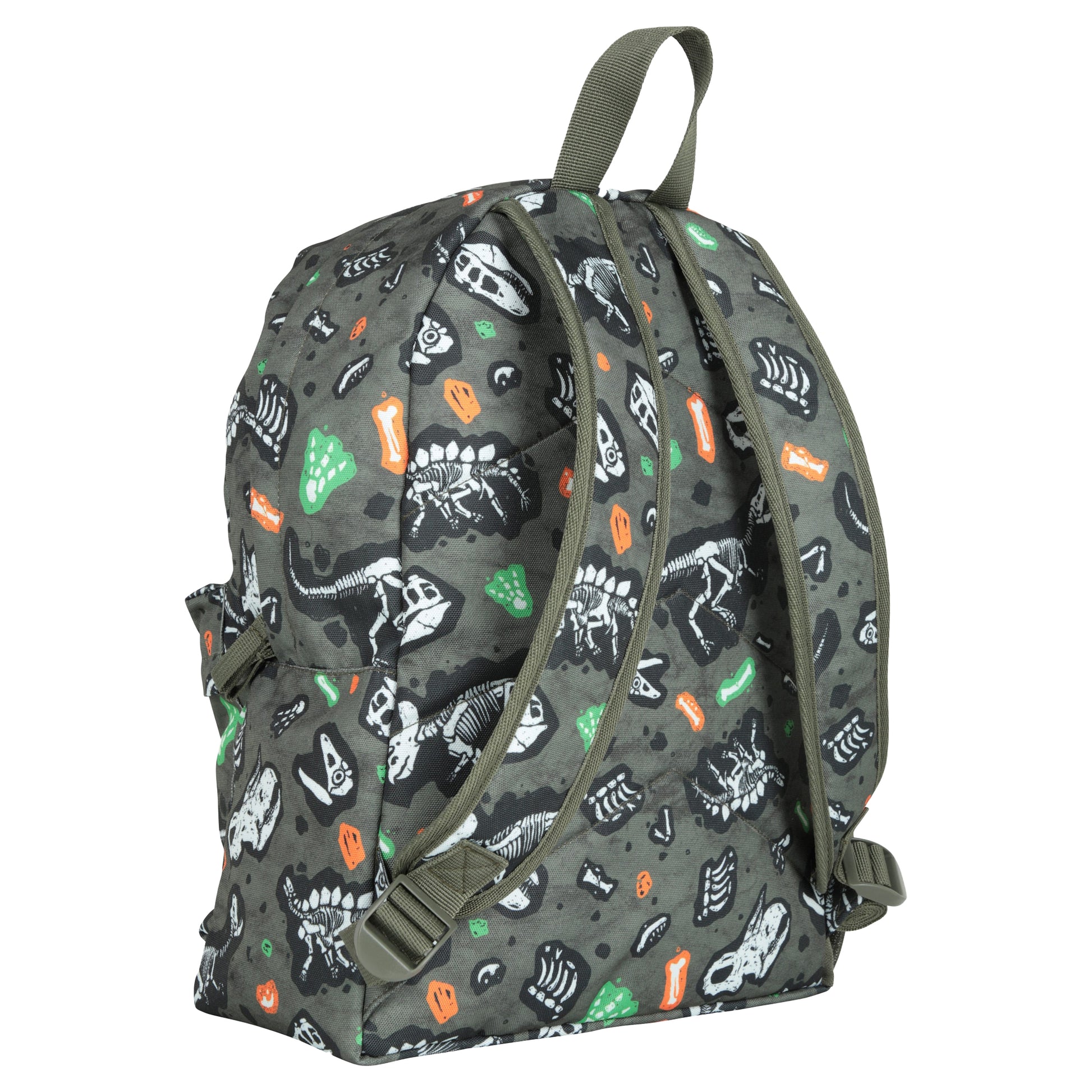 Khaki Green - Back - Mountain Warehouse Childrens-Kids Bookworm 15L Backpack & Pencil Case