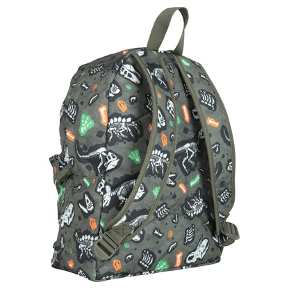 Khaki Green - Back - Mountain Warehouse Childrens-Kids Bookworm 15L Backpack & Pencil Case