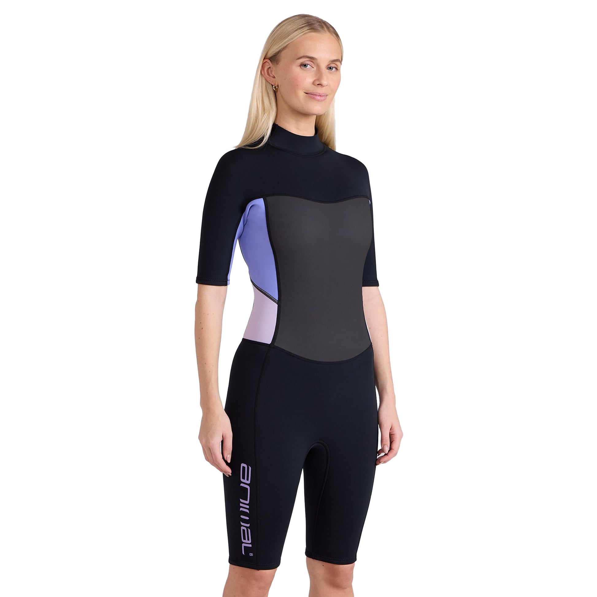 Lilac - Front - Animal Womens-Ladies Nixie Wetsuit