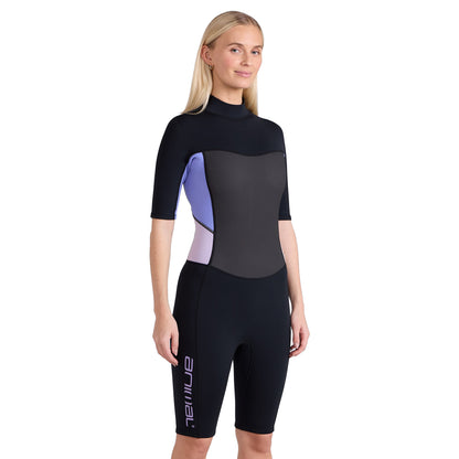 Lilac - Front - Animal Womens-Ladies Nixie Wetsuit