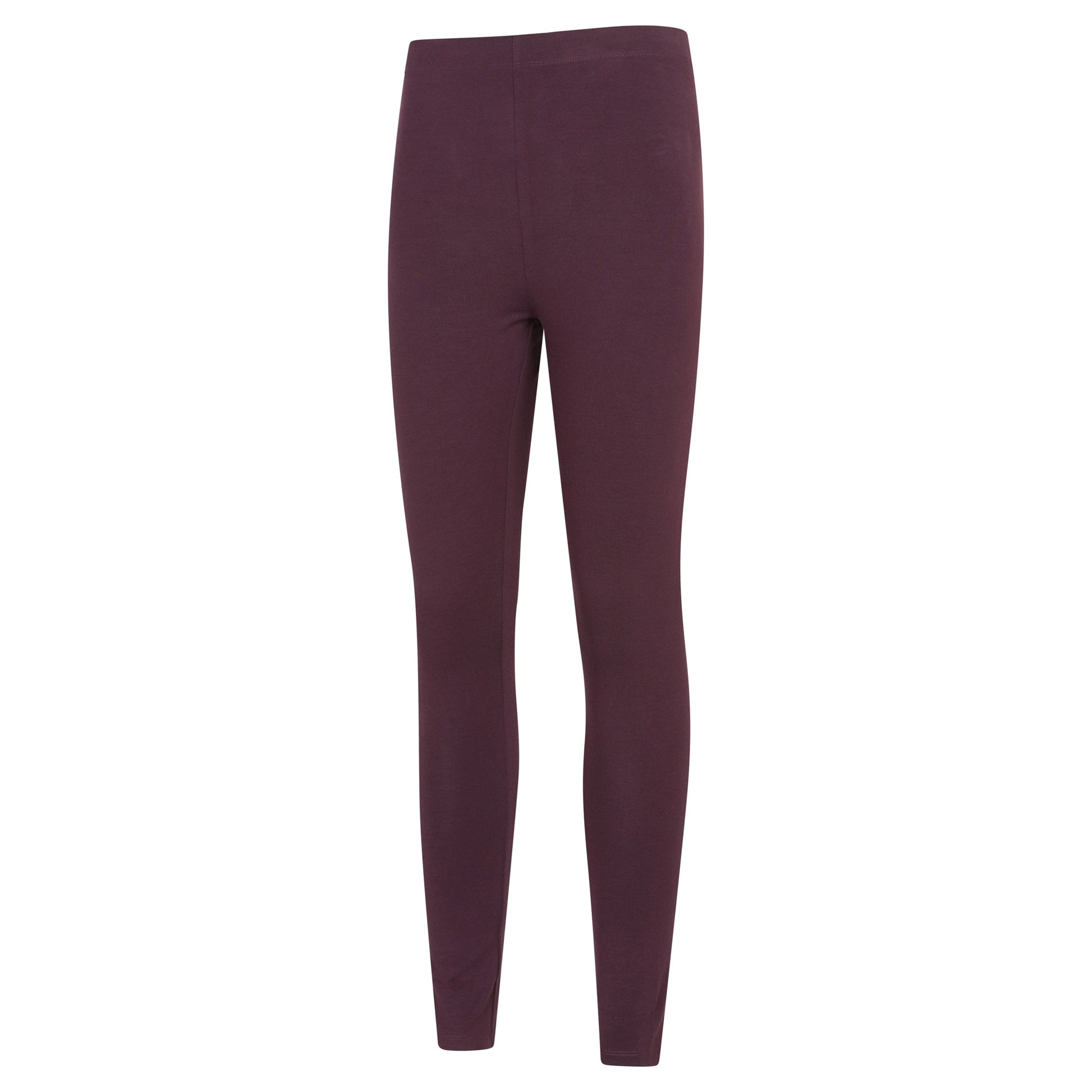 Berry - Side - Mountain Warehouse Womens-Ladies Cotton Blend Midweight Leggings (Pack of 2)