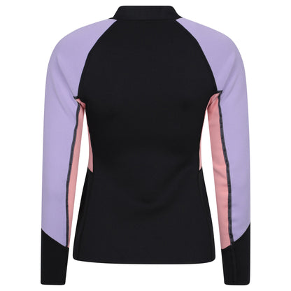 Purple - Back - Mountain Warehouse Womens-Ladies Lamorna Long-Sleeved Rash Guard
