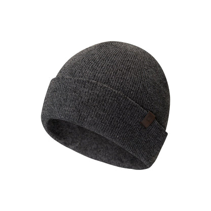 Black - Side - Mountain Warehouse Mens Compass Beanie