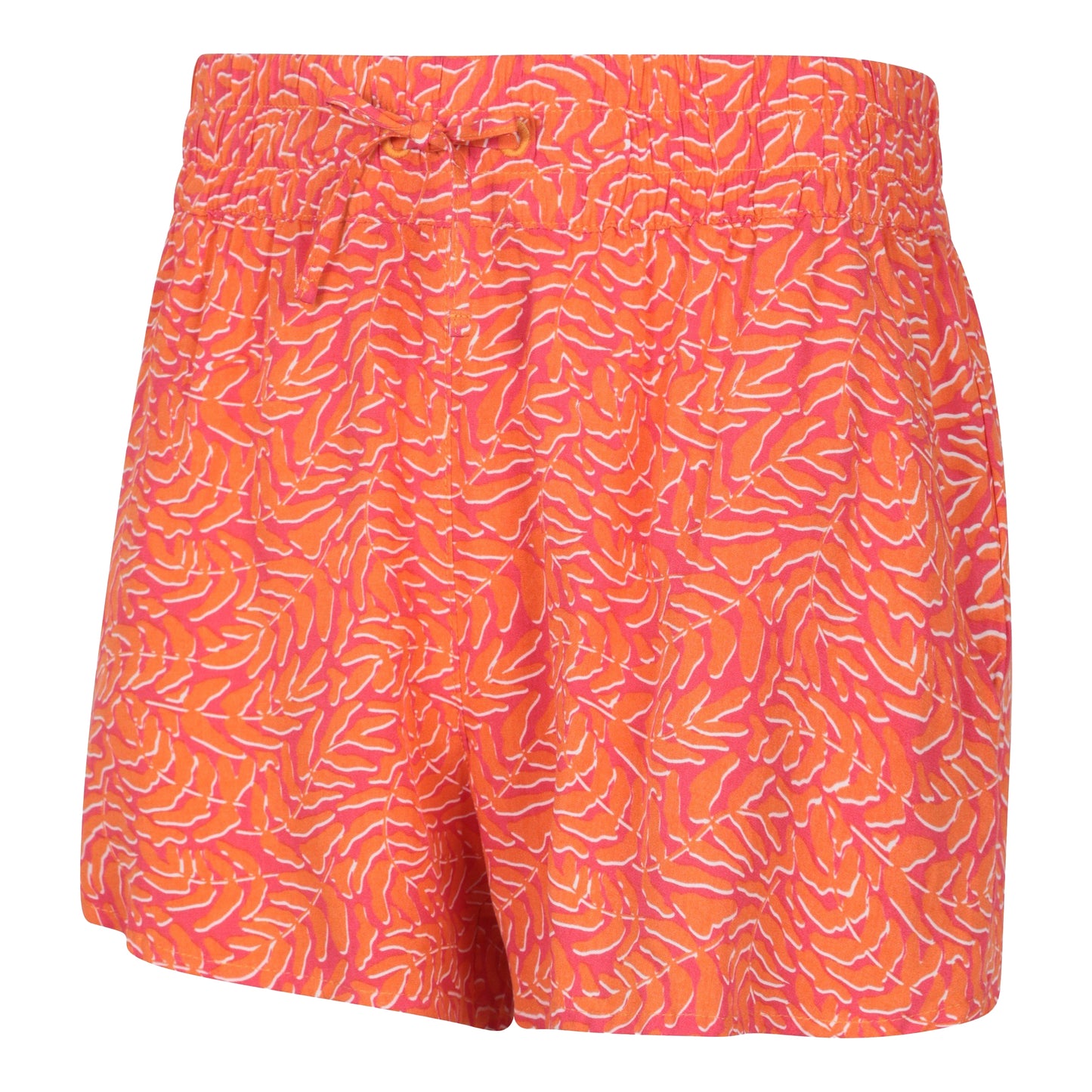 Pink - Side - Mountain Warehouse Womens-Ladies Vibe Leaves Shorts