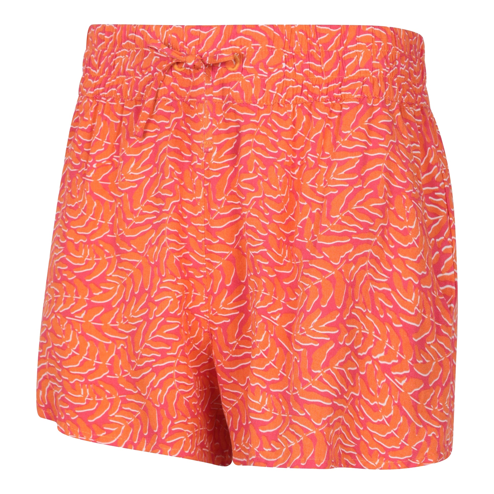 Pink - Side - Mountain Warehouse Womens-Ladies Vibe Leaves Shorts