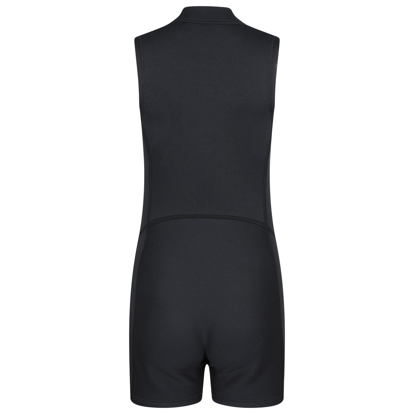 Jet Black - Back - Mountain Warehouse Womens-Ladies Shorty Sleeveless Wetsuit
