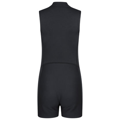 Jet Black - Back - Mountain Warehouse Womens-Ladies Shorty Sleeveless Wetsuit