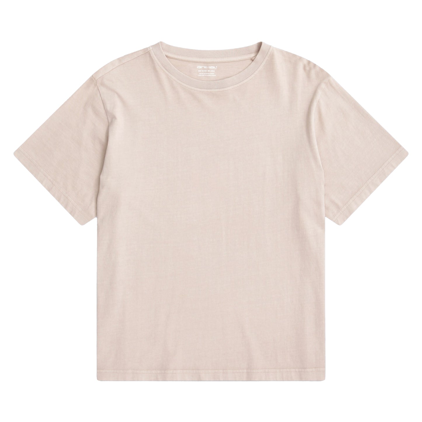 Beige - Front - Animal Womens-Ladies Grace Oversized T-Shirt