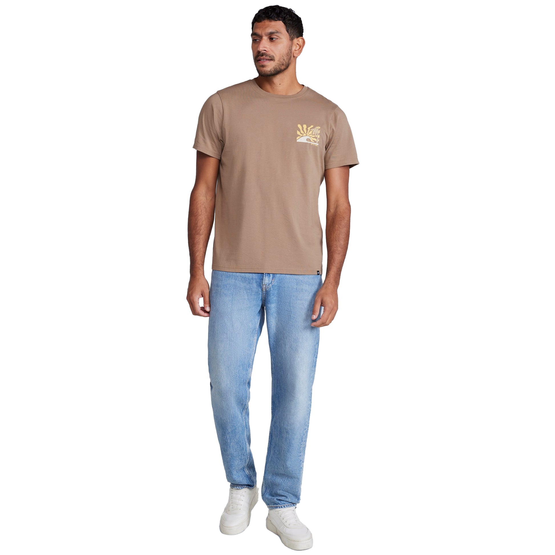 Tan - Side - Animal Mens Jacob Sun T-Shirt