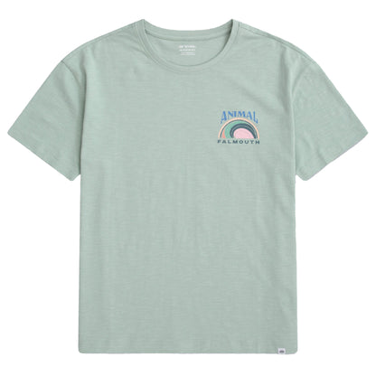 Green - Front - Animal Womens-Ladies Leena Falmouth T-Shirt