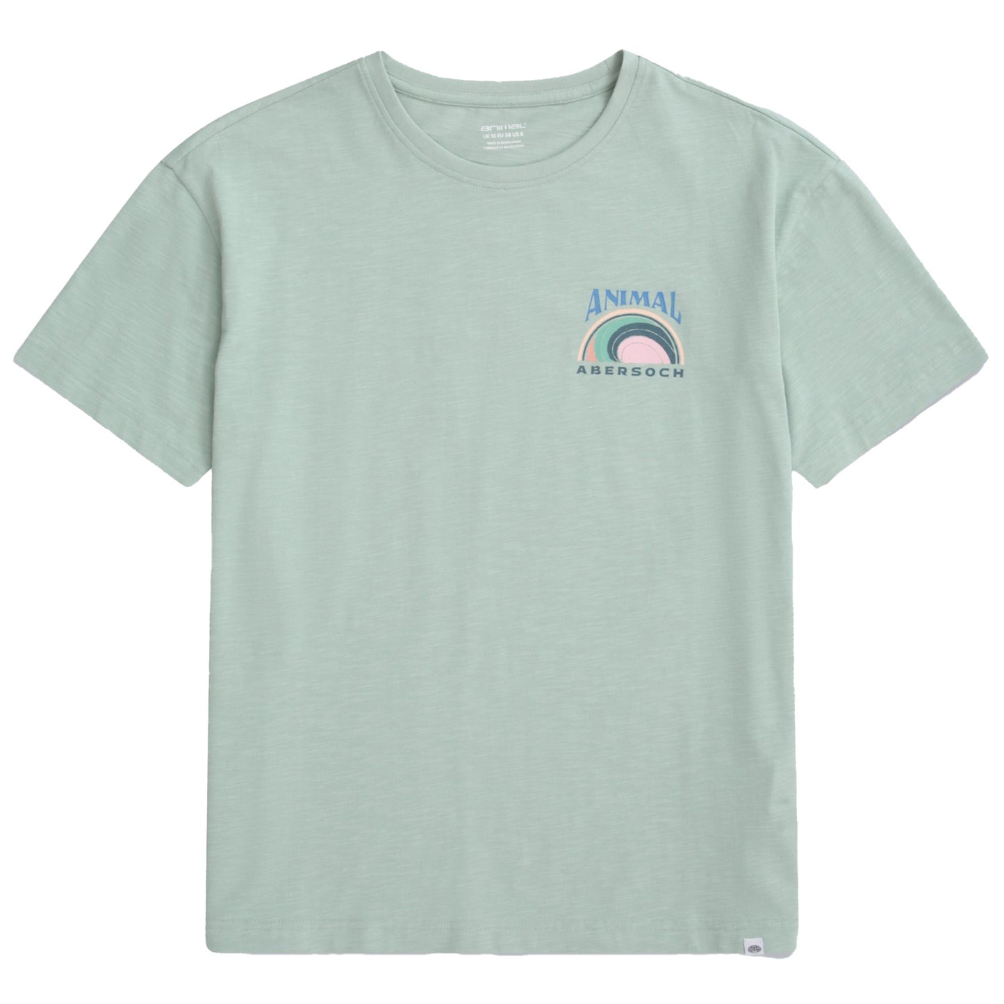 Green - Front - Animal Womens-Ladies Leena Abersoch T-Shirt