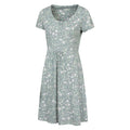 Pale Green - Side - Mountain Warehouse Womens-Ladies Essentials Lora Floral Skater Dress