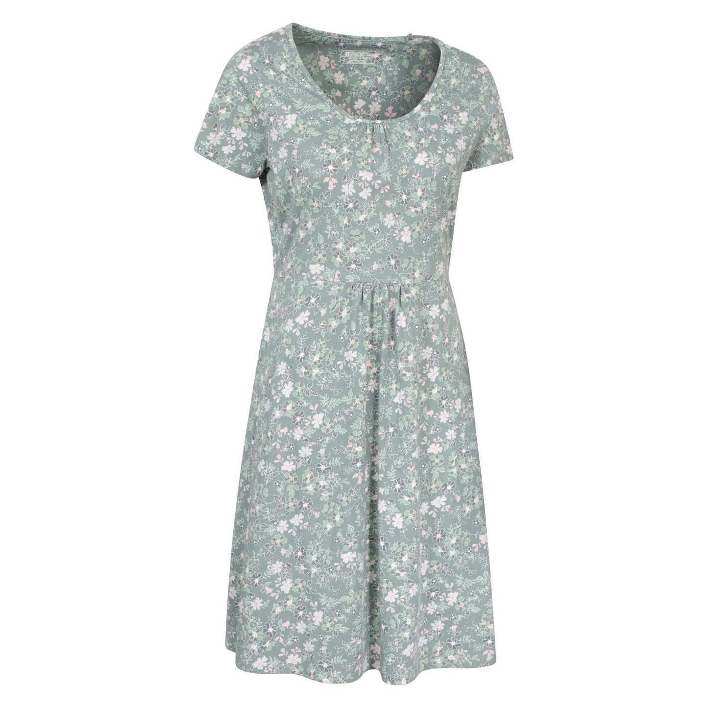 Pale Green - Lifestyle - Mountain Warehouse Womens-Ladies Essentials Lora Floral Skater Dress