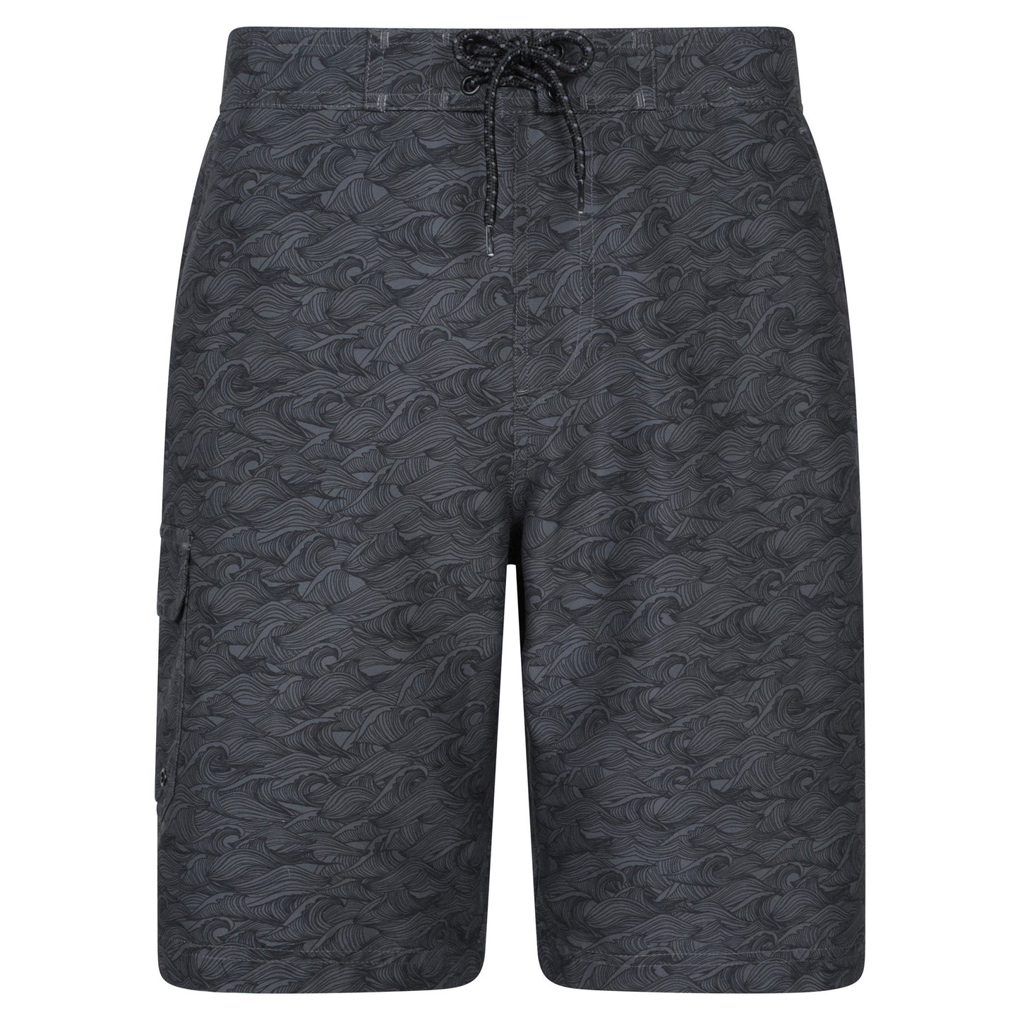 Dark Grey - Front - Mountain Warehouse Mens Ocean Wave Boardshorts