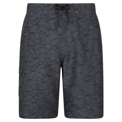 Dark Grey - Front - Mountain Warehouse Mens Ocean Wave Boardshorts