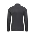 Grey - Back - Mountain Warehouse Mens Talus Zip Neck Long-Sleeved Thermal Top