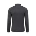 Charcoal - Back - Mountain Warehouse Mens Talus Zip Neck Long-Sleeved Thermal Top
