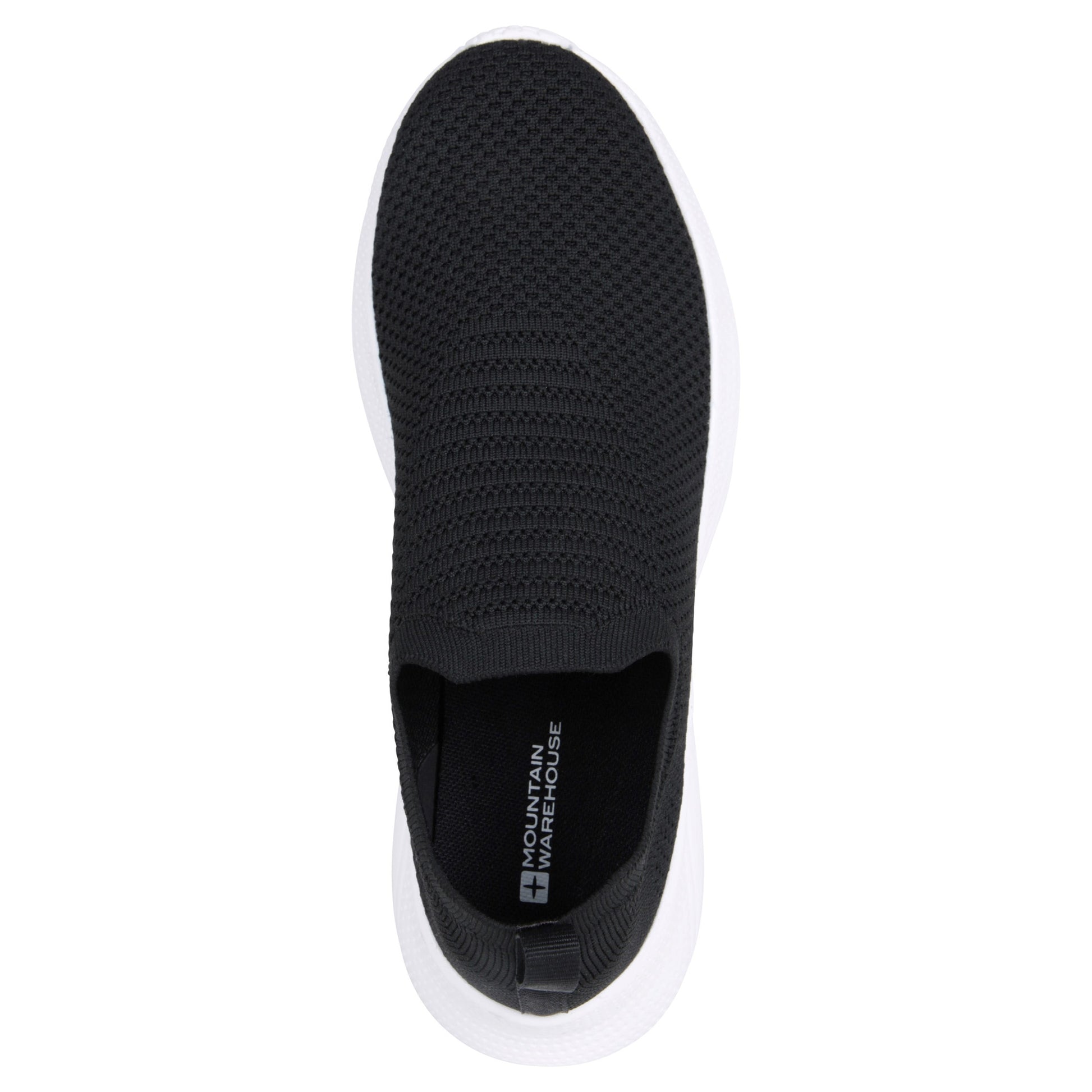 Black - Pack Shot - Mountain Warehouse Womens-Ladies Glade Slip-on Shoes