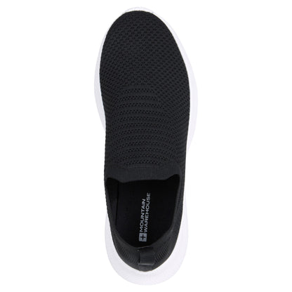 Black - Pack Shot - Mountain Warehouse Womens-Ladies Glade Slip-on Shoes