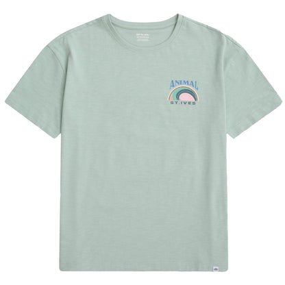Green - Front - Animal Womens-Ladies Leena St Ives T-Shirt