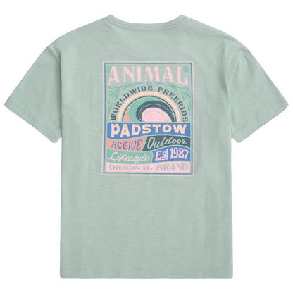 Green - Back - Animal Womens-Ladies Leena Padstow T-Shirt