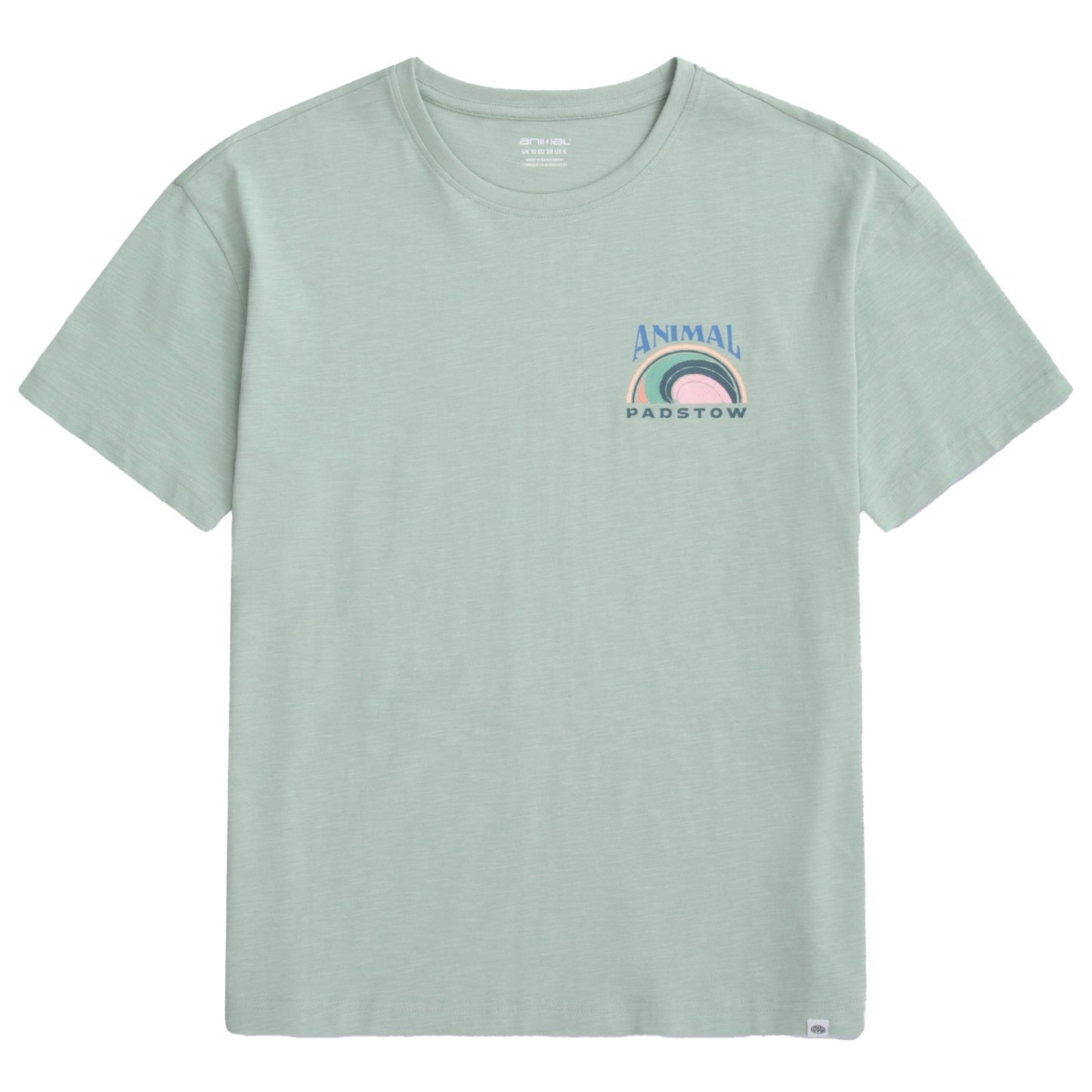 Green - Front - Animal Womens-Ladies Leena Padstow T-Shirt