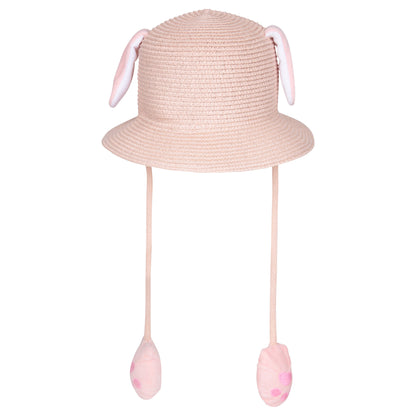 Pink - Back - Mountain Warehouse Childrens-Kids Movable Ears Hat