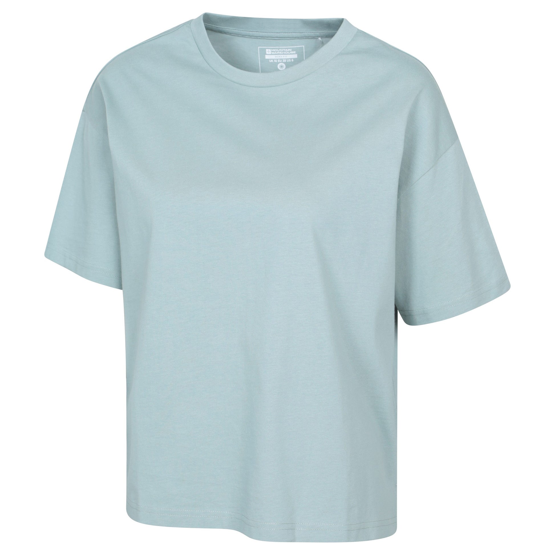 Khaki Green - Side - Mountain Warehouse Womens-Ladies Garve Boxy T-Shirt