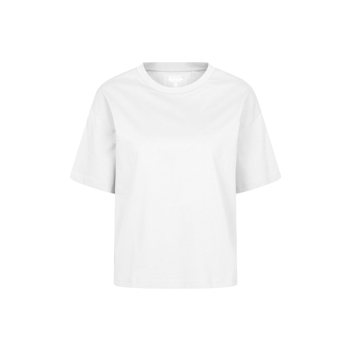 White - Front - Mountain Warehouse Womens-Ladies Garve Boxy T-Shirt