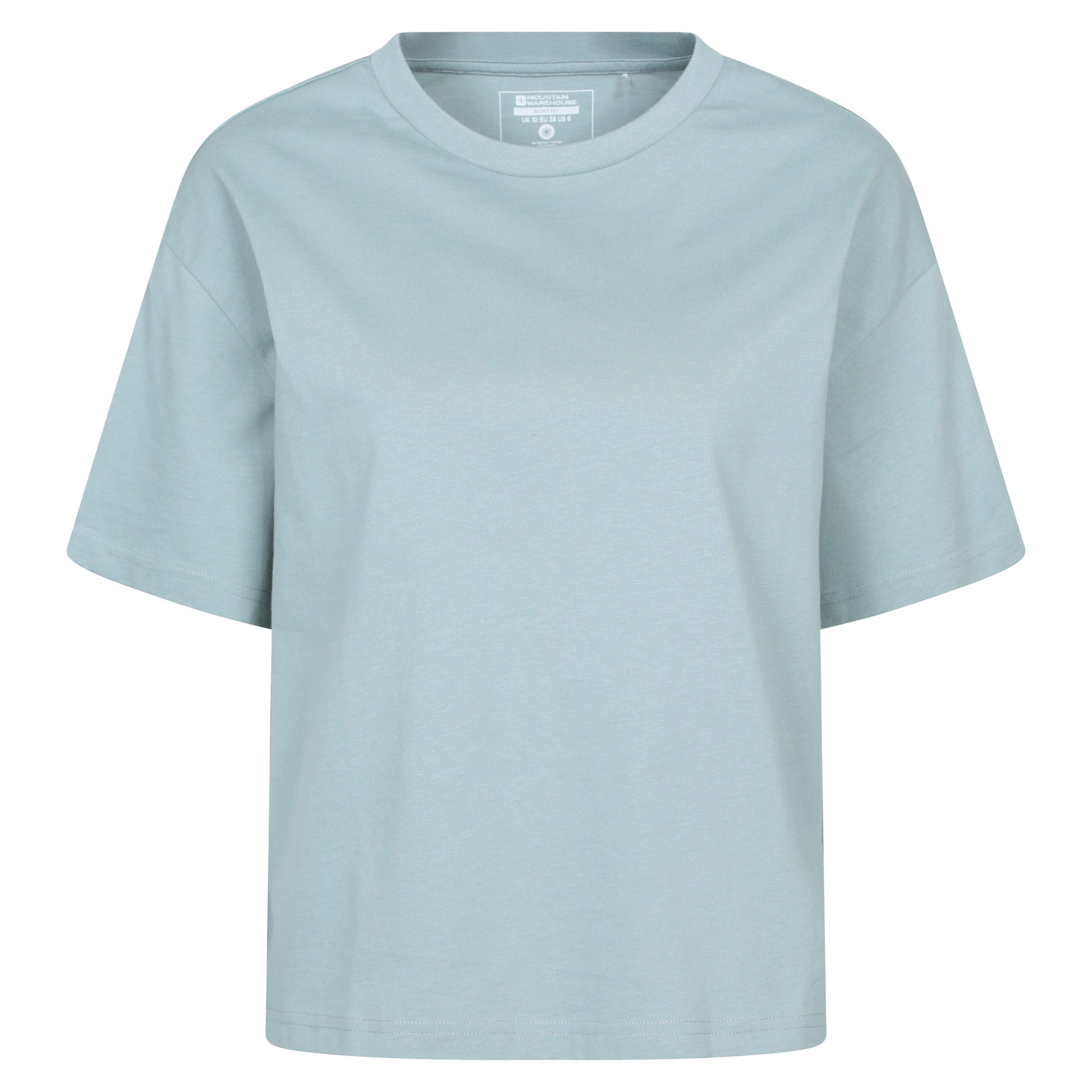 Khaki Green - Front - Mountain Warehouse Womens-Ladies Garve Boxy T-Shirt