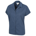 Navy - Side - Mountain Warehouse Womens-Ladies Palm Stripe Relaxed Fit Shirt